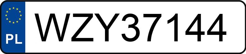 Numer rejestracyjny WZY37144 posiada AUDI A4 Avant 2.0 Kat. MR`05 E4 8E A4 Avant 2.0 Kat. MR`05 E4 8E