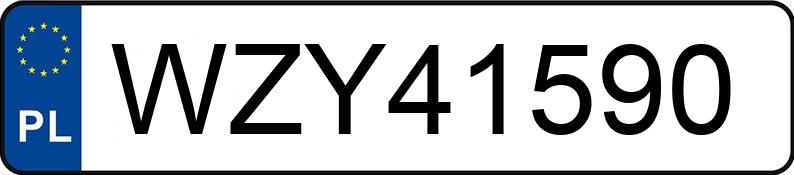 Numer rejestracyjny WZY 41590 posiada OPEL INSIGNIA SPORTS TOURER SW - WZY41590