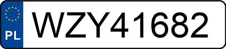 Numer rejestracyjny WZY 41682 posiada AUDI A4 - WZY41682