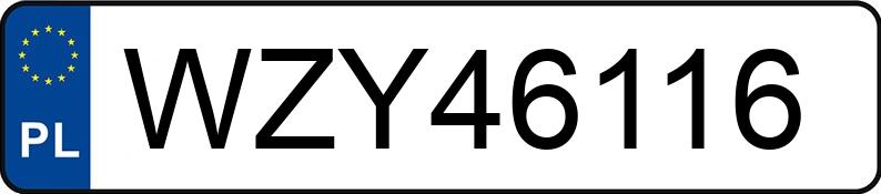 Numer rejestracyjny WZY 46116 posiada FIAT Stilo Multi Wagon 1.6 16V MR`03 E4 192 Actual - WZY46116