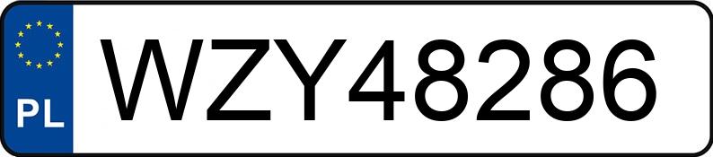 Numer rejestracyjny WZY 48286 posiada FORD FIESTA - WZY48286