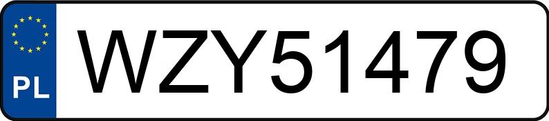 Numer rejestracyjny WZY 51479 posiada KIA Sportage 1.6 T-GDI MR`22 E6d Business Line - WZY51479 Numer rejestracyjny WZY 51479 posiada KIA Sportage 1.6 T-GDI MR`22 E6d Business Line - WZY51479