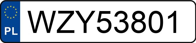 Numer rejestracyjny WZY 53801 posiada HONDA Civic 1.8 MR`12 E5 Comfort - WZY53801 Numer rejestracyjny WZY 53801 posiada HONDA Civic 1.8 MR`12 E5 Comfort - WZY53801