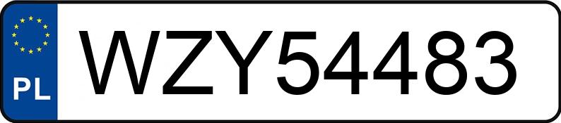 Numer rejestracyjny WZY 54483 posiada DODGE CALIBER - WZY54483