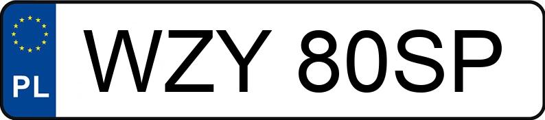 Numer rejestracyjny WZY 80SP posiada RENAULT Clio II 1.2 MR`98 RT - WZY80SP Numer rejestracyjny WZY 80SP posiada RENAULT Clio II 1.2 MR`98 RT - WZY80SP