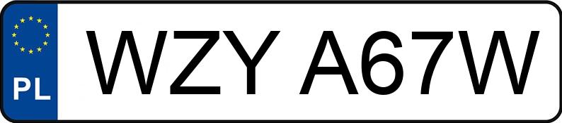 Numer rejestracyjny WZY A67W posiada APRILIA Motorowery RS 50 Replica - WZYA67W