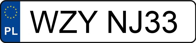 Numer rejestracyjny WZY NJ33 posiada HONDA Accord - WZYNJ33 Numer rejestracyjny WZY NJ33 posiada HONDA Accord - WZYNJ33