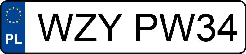 Numer rejestracyjny WZY PW34 posiada OPEL OMEGA 2.2 KAT - WZYPW34 Numer rejestracyjny WZY PW34 posiada OPEL OMEGA 2.2 KAT - WZYPW34