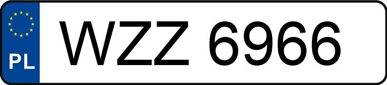 Numer rejestracyjny WZZ6966 posiada OPEL Astra 1.4i Kat. MR`95 GLS