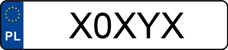 Numer rejestracyjny X0XYX posiada MERCEDES-BENZ C 63