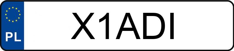 Numer rejestracyjny X1ADI posiada BMW 428I XDRIVE