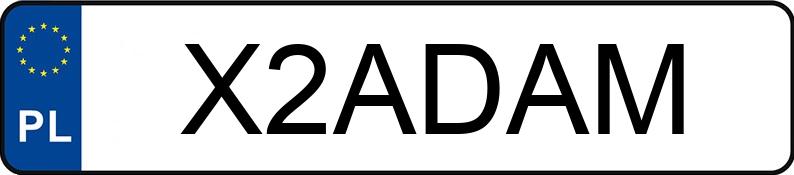 Numer rejestracyjny X2ADAM posiada HYUNDAI ix35 2.0 MPI MR`11 E5 Classic Aut.