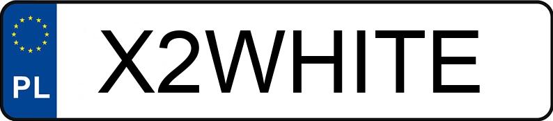 Numer rejestracyjny X2WHITE posiada BMW 228i Coupe MR`13 E5 F22 228i Coupe MR`13 E5 F22