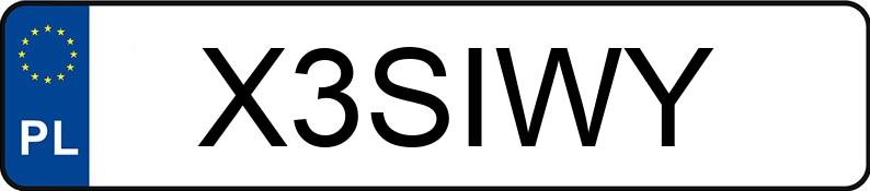 Numer rejestracyjny X3SIWY posiada SEAT LEON Numer rejestracyjny X3SIWY posiada SEAT LEON