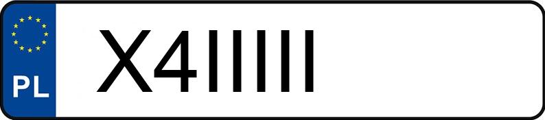 Numer rejestracyjny X4IIIII posiada FORD Mustang 5.0 MR`18 E6 GT Numer rejestracyjny X4IIIII posiada FORD Mustang 5.0 MR`18 E6 GT