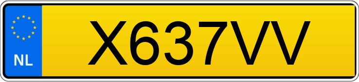 Numer rejestracyjny X637VV posiada TOYOTA TOYOTA AYGO X