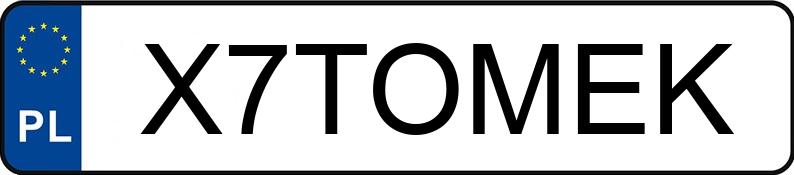 Numer rejestracyjny X7TOMEK posiada DUCATI Naked Bike Monster M 1200