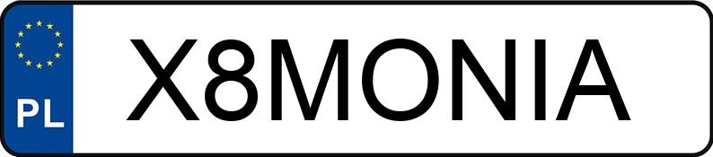 Numer rejestracyjny X8MONIA posiada MG MG3 MR`24 E6 Standad Numer rejestracyjny X8MONIA posiada MG MG3 MR`24 E6 Standad