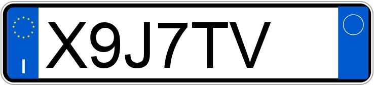 Numer rejestracyjny X9J7TV posiada Malaguti Phantom f12R