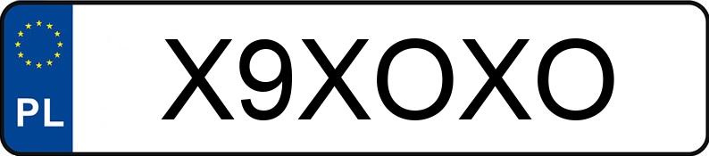 Numer rejestracyjny X9XOXO posiada AUDI A1 Sportback 35 TFSI MR`19 E6 8X Advanced