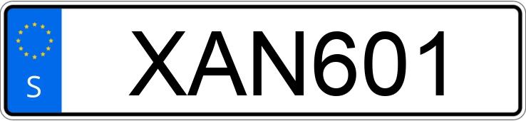 Numer rejestracyjny XAN601 posiada Volkswagen Passat Variant 2.0 FSI