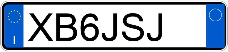 Numer rejestracyjny XB6JSJ posiada liberty liberty 50