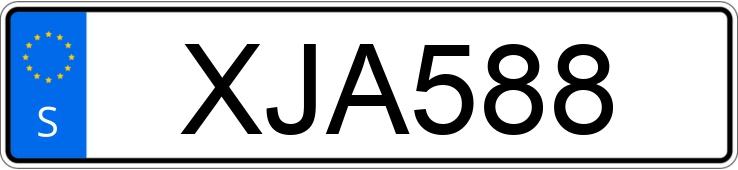 Numer rejestracyjny XJA588 posiada Toyota RAV4