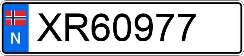 Numer rejestracyjny XR60977 posiada VOLVO V60 FW8481??