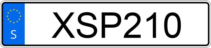 Numer rejestracyjny XSP210 posiada Volkswagen Caravelle 2.0