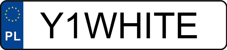 Numer rejestracyjny Y1WHITE posiada MERCEDES-BENZ A 200
