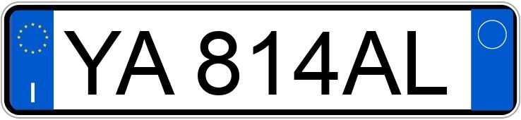 Numer rejestracyjny YA814AL posiada VOLVO V40