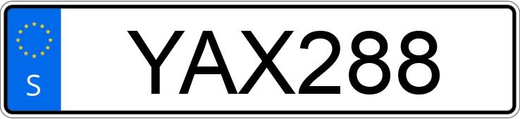 Numer rejestracyjny YAX288 posiada Volvo V70 T5 Bi-Fuel