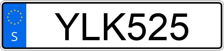 Numer rejestracyjny YLK525 posiada Fiat 500 Abarth Numer rejestracyjny YLK525 posiada Fiat 500 Abarth