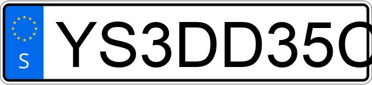 Numer rejestracyjny YS3DD35C022039648 posiada  