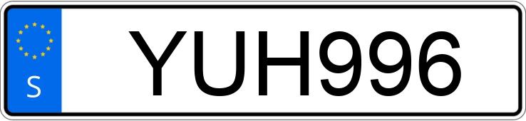 Numer rejestracyjny YUH996 posiada Volkswagen Touareg