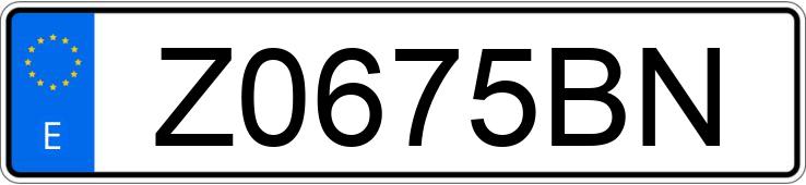 Numer rejestracyjny Z0675BN posiada RENAULT CLIO