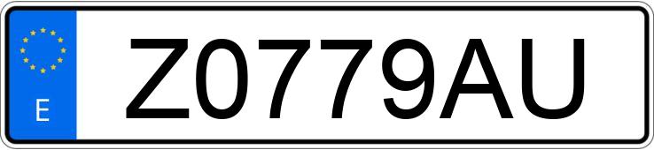 Numer rejestracyjny Z0779AU posiada BMW SERIE 3