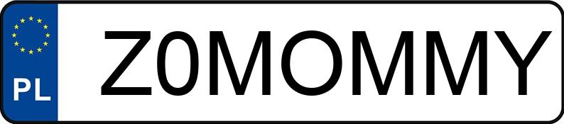 Numer rejestracyjny Z0MOMMY posiada BMW X7 Diesel MR`19 E6d G07 M50d Step Numer rejestracyjny Z0MOMMY posiada BMW X7 Diesel MR`19 E6d G07 M50d Step