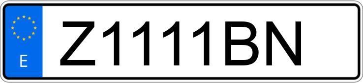 Numer rejestracyjny Z1111BN posiada HYUNDAI COUPE Numer rejestracyjny Z1111BN posiada HYUNDAI COUPE