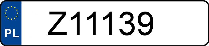 Numer rejestracyjny Z11139 posiada AUDI Q5
