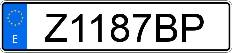 Numer rejestracyjny Z1187BP posiada RENAULT MEGANE Numer rejestracyjny Z1187BP posiada RENAULT MEGANE