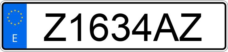 Numer rejestracyjny Z1634AZ posiada BMW SERIE 3 Numer rejestracyjny Z1634AZ posiada BMW SERIE 3