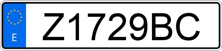 Numer rejestracyjny Z1729BC posiada SUBARU LEGACY Numer rejestracyjny Z1729BC posiada SUBARU LEGACY