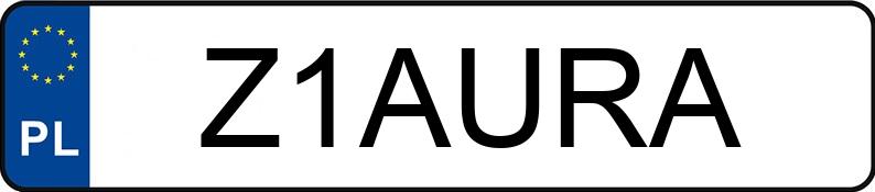 Numer rejestracyjny Z1AURA posiada MINI COUNTRYMAN COOPER S ALL4