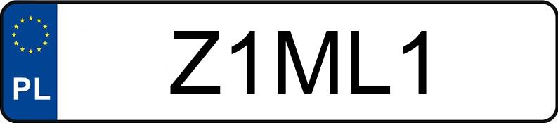 Numer rejestracyjny Z1ML1 posiada BMW XM 50E Numer rejestracyjny Z1ML1 posiada BMW XM 50E