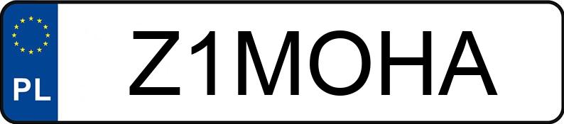 Numer rejestracyjny Z1MOHA posiada SAAB 9-3 Sport 1.8 MR`03 E3 t Arc