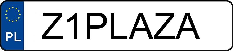 Numer rejestracyjny Z1PLAZA posiada BMW X5 MR`18 E6 G05 M50i Step