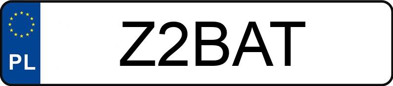 Die Registrierungsnummer Z2BAT hat BMW Naked Bike od 600 ccm R 1100 R