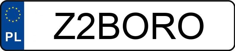 Numer rejestracyjny Z2BORO posiada MERCEDES-BENZ CLS 320 CDI