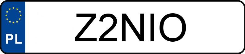 Numer rejestracyjny Z2NIO posiada NIO EL7 MR`23 75kWh